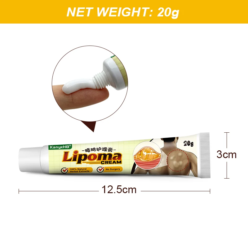 Pain relief cream,skin care ointment 1Pcs Lipoma Removal Cream Relief Pain Skin Swelling Lipolysis Cellulite Fat Lump Nodule Removal Ointment Anti-tumor Plaster G040