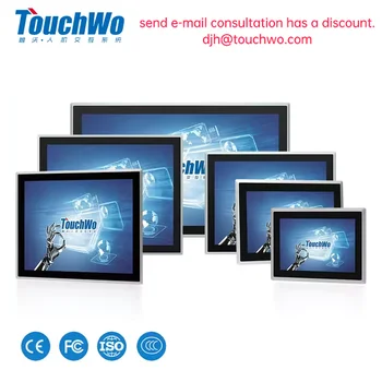 8~21.5 inch Aio Touch Industrial Screen IP65 Touch Screen integrated pc,Aio Industrial Embedded Panel PC TouchScreen Monitor