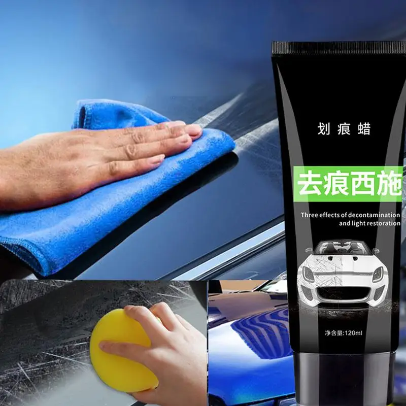 

Car Scratch Remover Paint Care Tools 120ml Auto Swirl Remover Scratches Repair Polishing Auto Body Grinding Compound For Cars