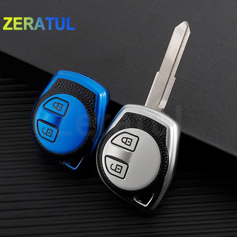Ontto Cover Chiave Auto TPU Morbida Per Suzuki Swift, Vitara, Jimny, Opel Agila B, Nissan Pixo - 2