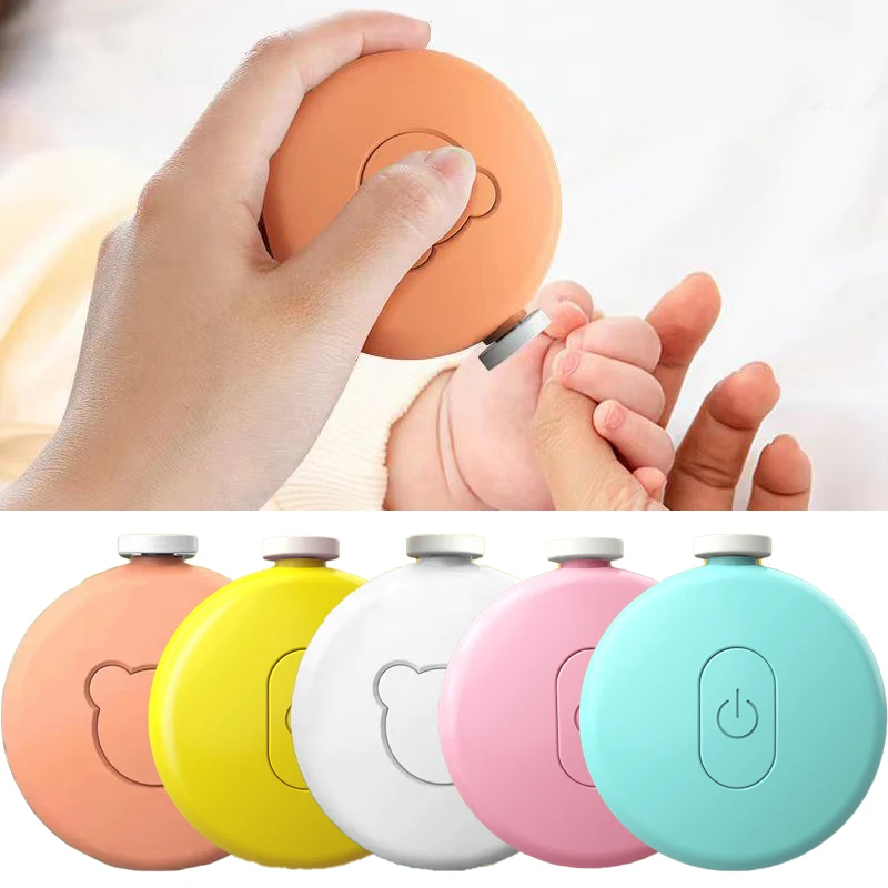 Baby Electric Nail Trimmer Nail Polisher Tool Baby Care Kit Manicure Set Filer Clippers Cutter For Newborn