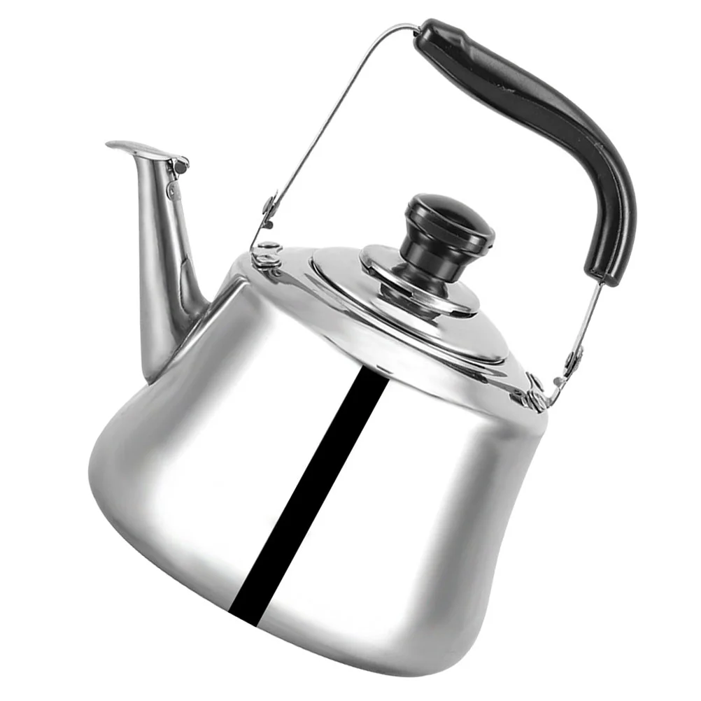 

Tea Pot Heating Whistling Kettle Metal Pot Sounding Kettle Pot Hot Water Pot for Kitchen