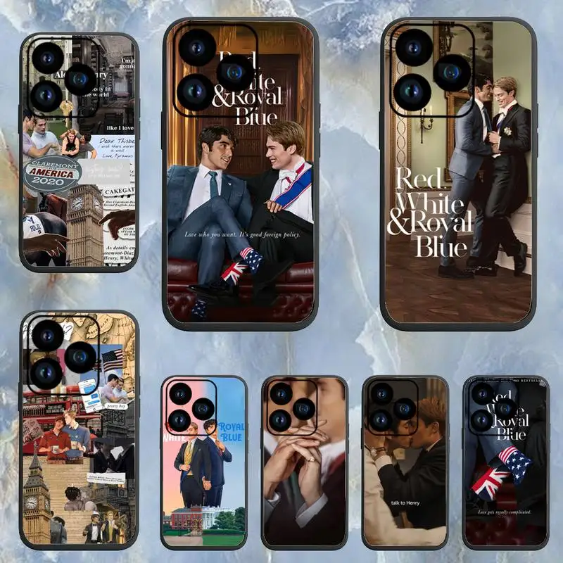 Custodia Per Telefono Movie Red, White & Royal Blue Per Iphone 13 14 12 11 Pro Max Xr X Se Xs 7 8 Plus Iphone13 14 Mini