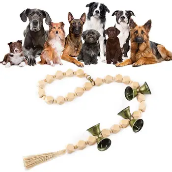 Potty Training Pet Doorbell No More Accidents at Home with Dog Bell Effective Hand Woven Dog Doorbell Quick for Potty for Small 5