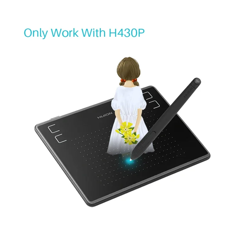For Huion PW201 for Graphic Tablet H430P Battery-free Drawing Pen with Two Shortcut Keys For Painting Stylus - Image 5