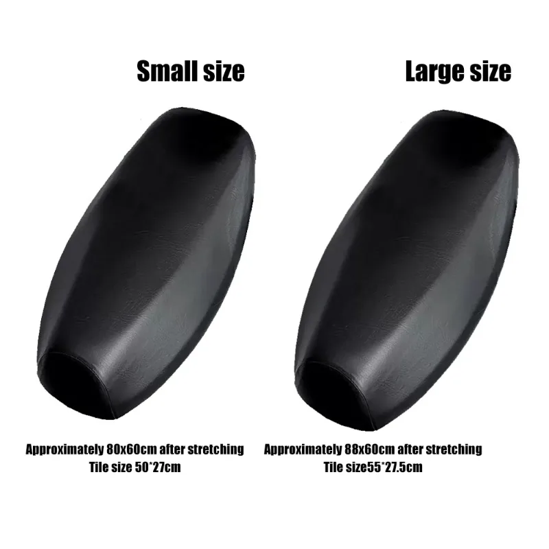 Motorcycle Seat Covers Motorcycle Seat PU Leather Cover Waterproof Dustproof Rainproof Cushion Pad Motor Scooter Protector Cover Accessories