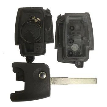 Okey Remote Car Key Shell custodia di ricambio 3 pulsanti per Ford Focus 2 3 mondeo Fiesta portachiavi FO21 HU101Blade - Okey Remote Car Key Shell custodia di ricambio 3 pulsanti per Ford Focus 2 3