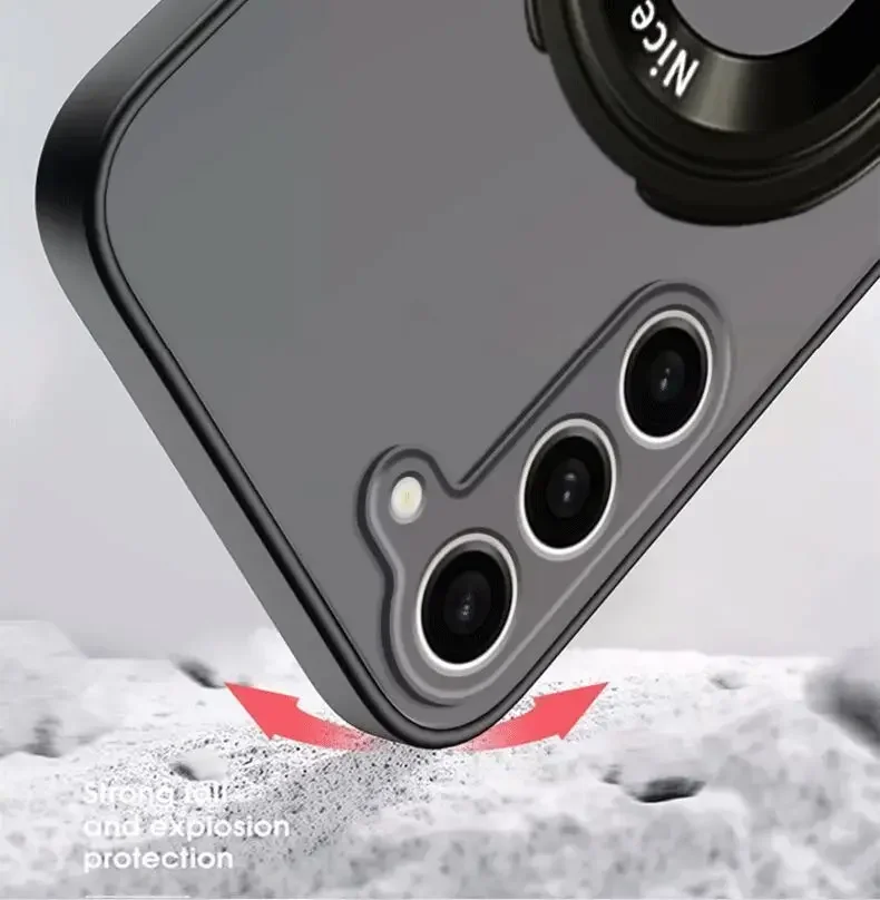 Luxury Matte Case For Samsung Galaxy S26 S25 Edge S24 FE S23 S22 S21 Ultra Plus A56 A26 A36 A16 A15 Magnetic Magsafe Cover