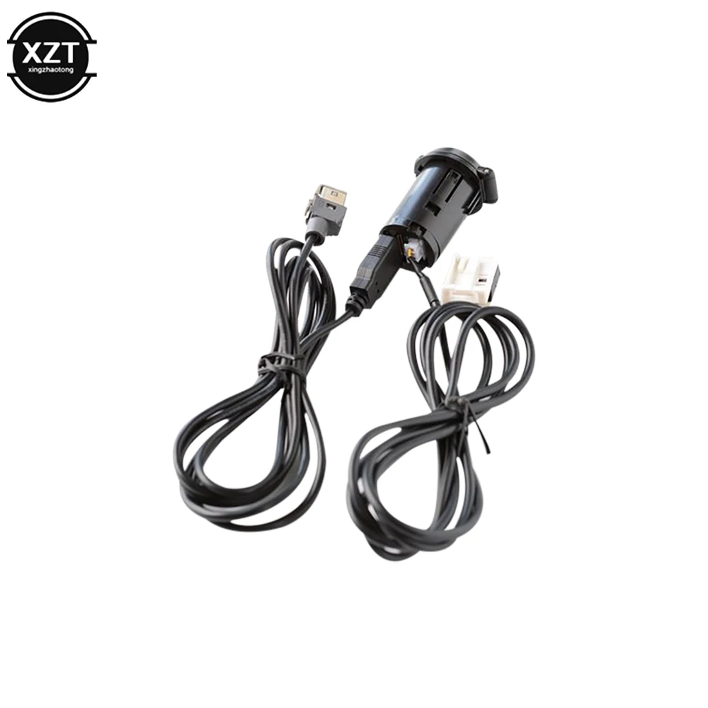 

Car Stereo 4Pin USB AUX Cable Set for Peugeot 206 207 307 308 407 408 508 607 for Citroen C3 C4 C5 C6 for RD43 RD45