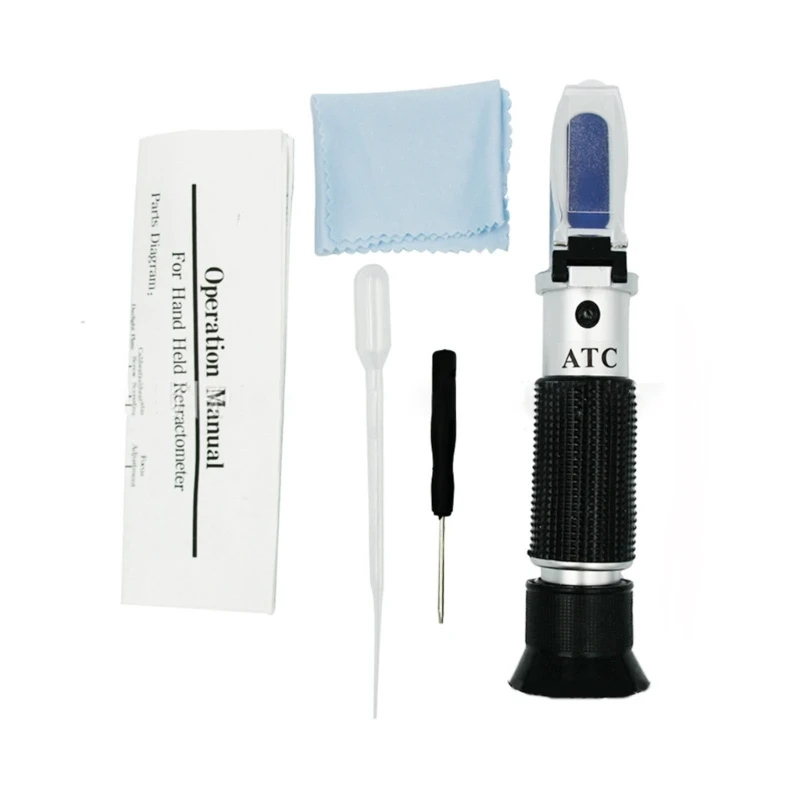 Sugar-Refractometer-Index-Tester-Wine-Concentration-Meter-Densitometer ...