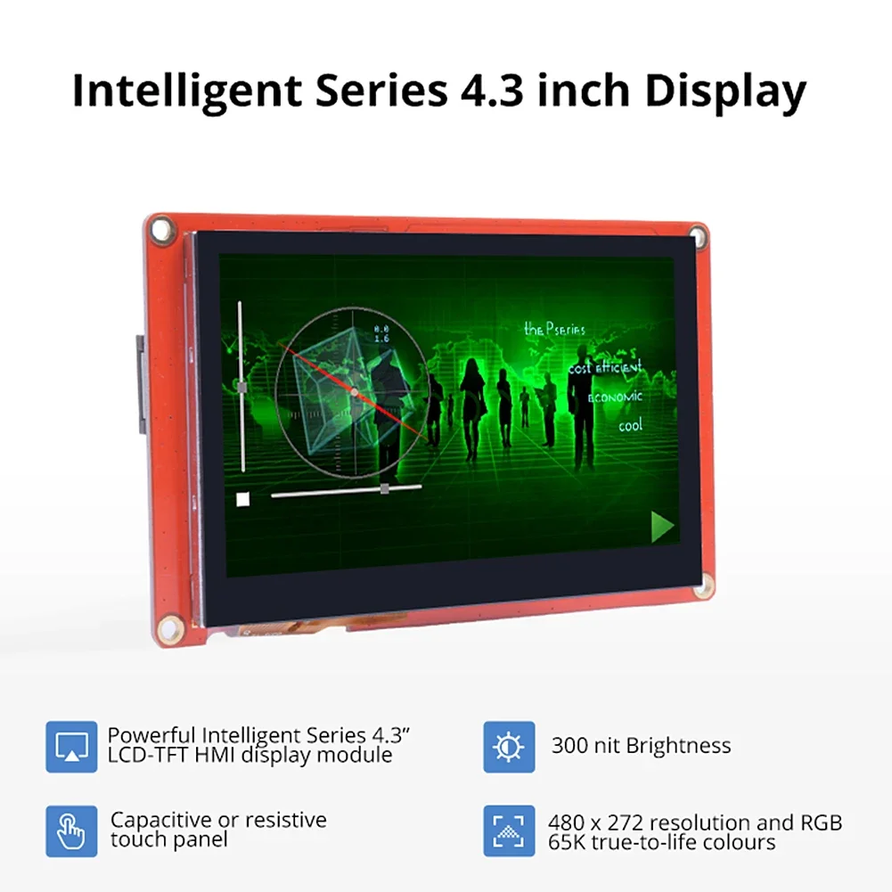  ǰ LCD-TFT HMI ÷,    ׽ ġ г, 480x272, 4.3 ġ