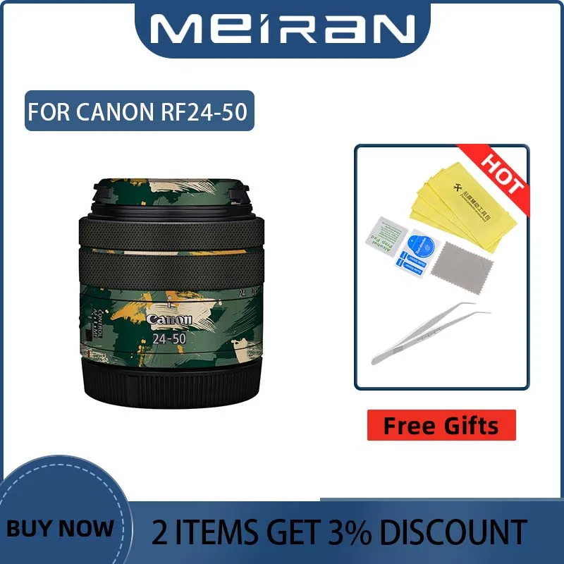 

Для Canon RF24-50mm IS STM Защита объектива камеры от царапин Обложка пленка Наклейка Обложка пленка наклейка 24-50f4.5-2450