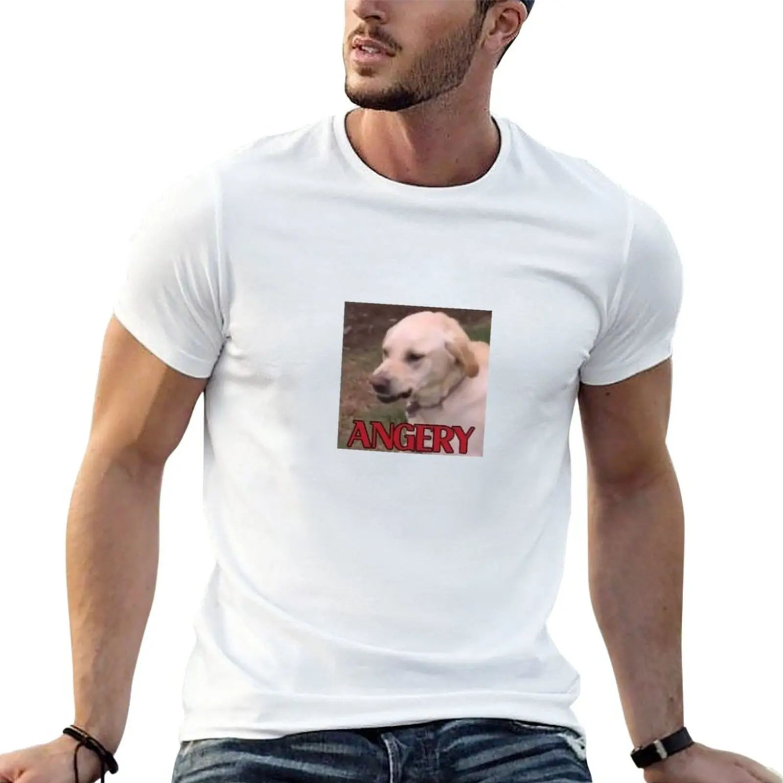 

New ANGERY DOGGO T-Shirt graphic t shirt summer clothes Anime t-shirt t shirt man mens t shirts casual stylish