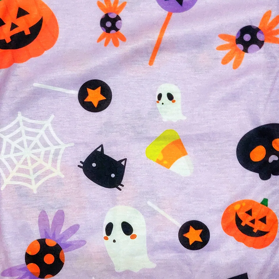 With Pumpkin Print Adult Onesie Cute Bodysuit Pajamas Long Romper Open Snap Crotch Sleep Wear Teen Daddy Adult Jumpsuit