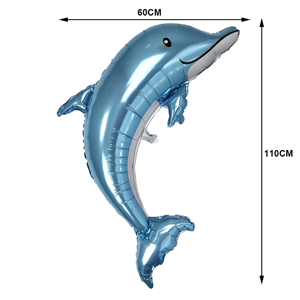 ocean Animals Theme Disposable Tableware Plates Cups Napkins Cups Straws Whale Turtle Balloon Under The Sea Birthday Party Decor