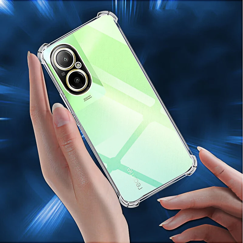 Transparent Anti-Scratch TPU Phone Protector Case - Safety Back Cover
