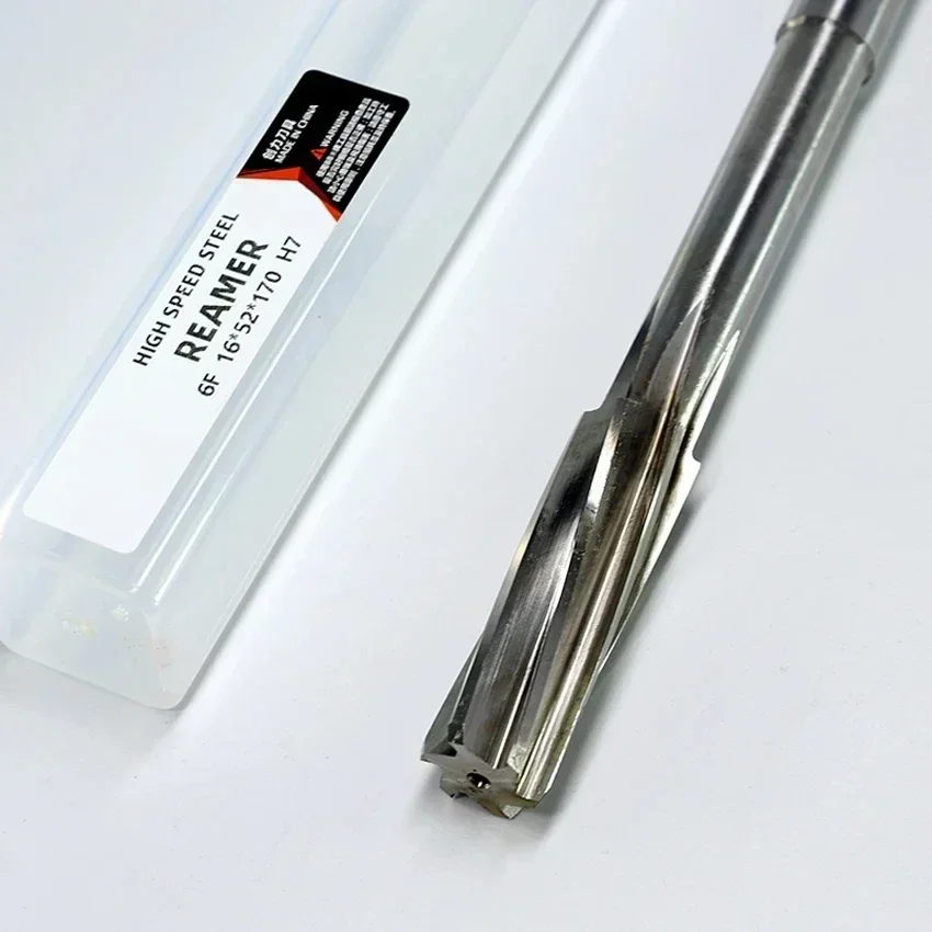 LIYU HSS Reamer Chucking Machining Tool Spiral Flute Cobalt Cutting H7 Shank Diameter 2mm-16mm Metal Steel Hole Drill HSS Reamer Cobalt Reamer Steel Reamer Tools