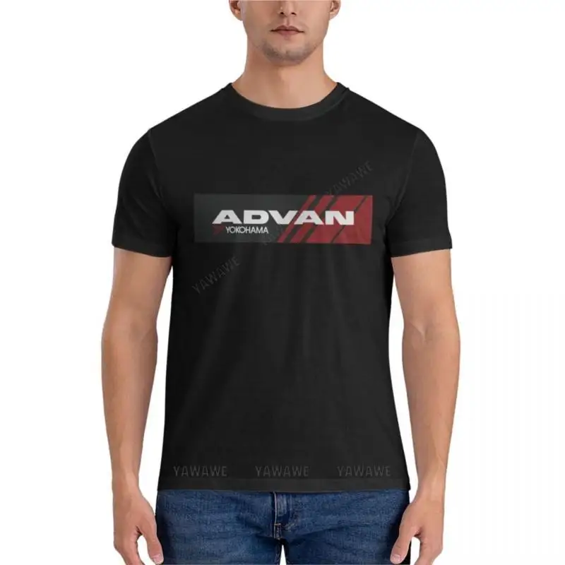 

Мужские футболки из хлопка teeshirt ADVAN, Классическая футболка, аниме одежда для мужчин