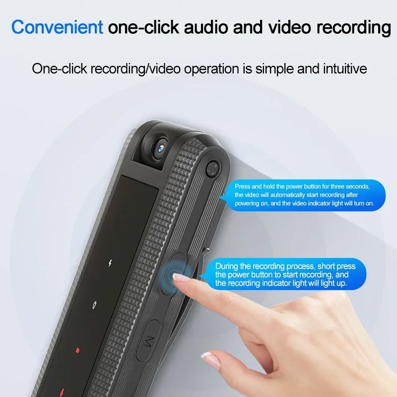 STTWUNAKE-كاميرا جسم صغيرة ، كاميرا P عالية الدقة...