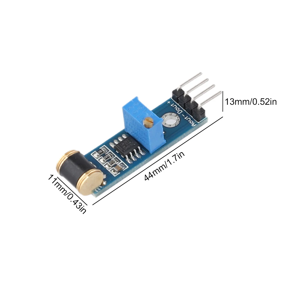 801S 진동 센서 스위치 알람 모듈, 감도 조절 가능, 아날로그 출력 진동 센서, LM393 DC 5V 4 핀, Arduino