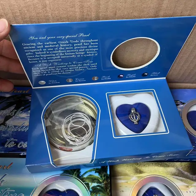 Surprise Gift Make A Wish Pearl Necklace Kit 50 Real Oyster Wish