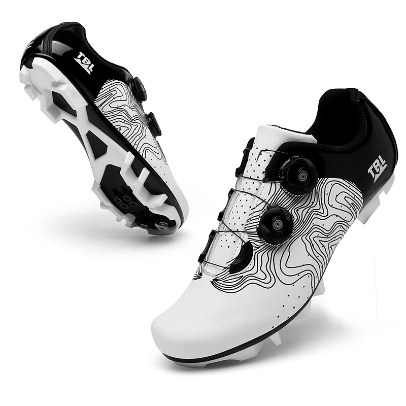 Cycling Sneaker Mtb Cleats Men Carbon Sports Speed Bike Shoes Women Mountain Racing Flat SPD Road Cycling Footwear