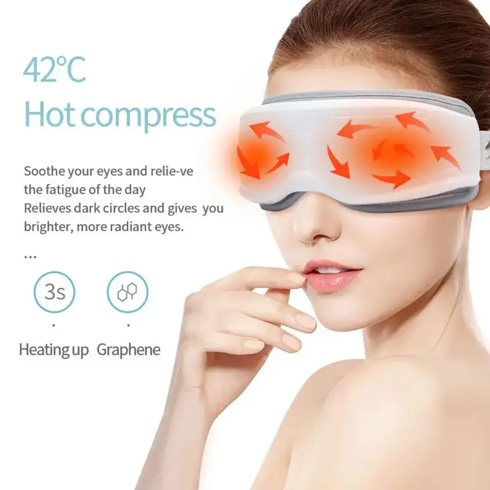 

Eye Soothing Massager Intelligent Vibration Acupoint Protector Dark Massage Fatigue Remove White Circles Eye Relieve Eye Z5Q5