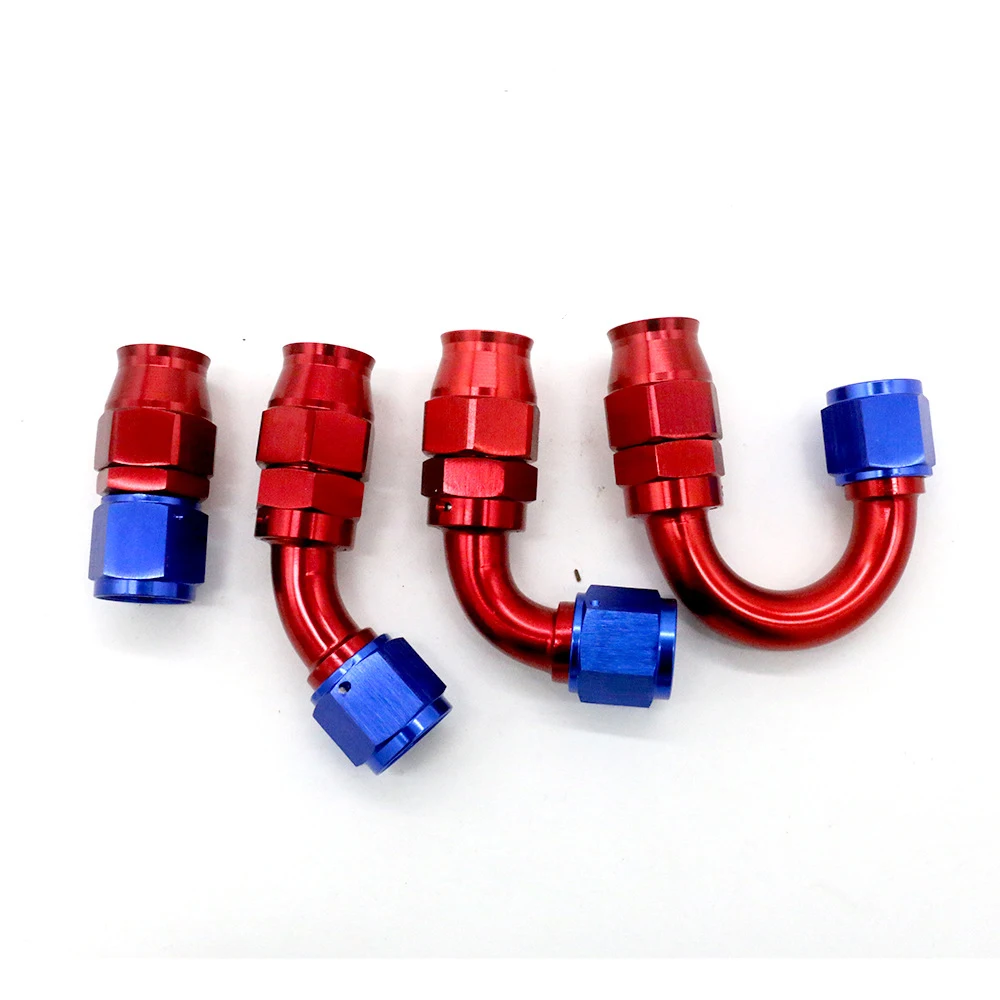 PTFE modified automotive parts oil cold joint AN PTFE oil pipe quick connector AN4/AN6/AN8/AN10/AN12/AN16/AN20