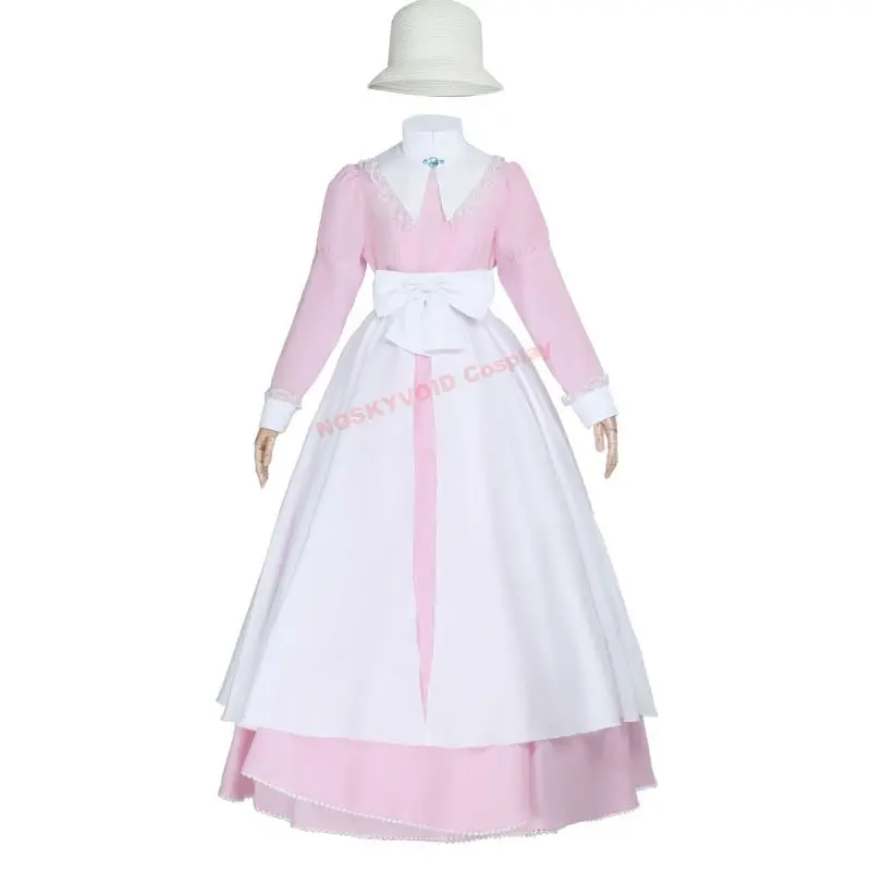 

2024 Comic-con Kinomoto Sakura Cosplay Apron Dress And Hat Cardcaptor Sakura Maid Outfits Halloween Carnival Anime Costumes