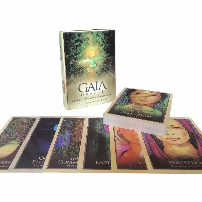 Gaia Oracle: Guidance, Affirmations, Transformation Book and Oracle Card Set - Carmine Salerno, Toni - Livres Gaia Oracle: Guidance, Affirmations, Transformation Book and Oracle Card Set - Carmine Salerno, Toni - Livres