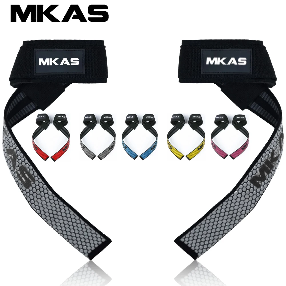 Weight Lifting Straps Neoprene Padded Bodybuilding Strength Training Wrist Straps Heavy Deadlifting Support Exercise Gym wrist straps