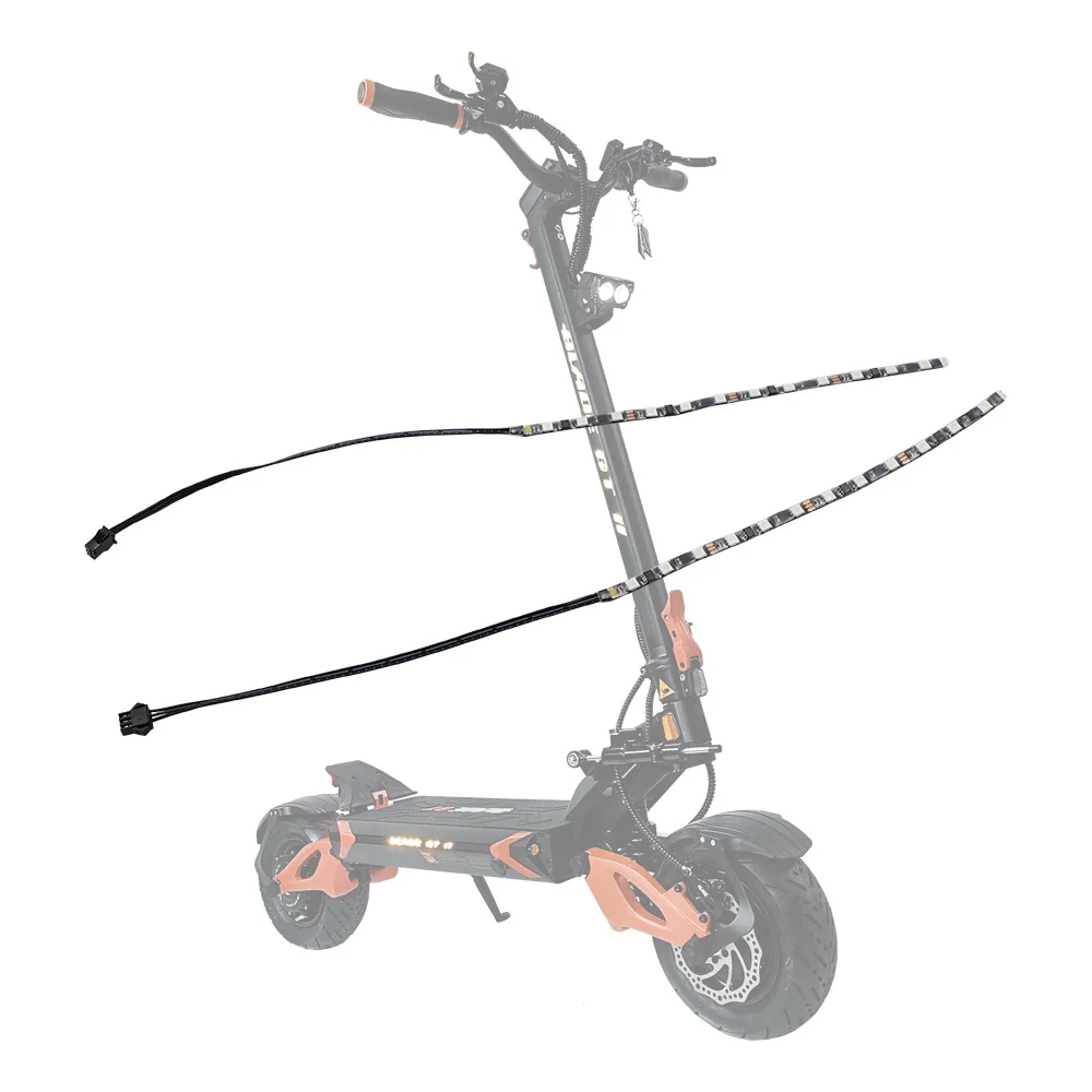 Original LED Light Deck Side For Teverun Blade GT II Electric Scooter Pedal Color Lamp Blade GT2 Strip Official Accessories