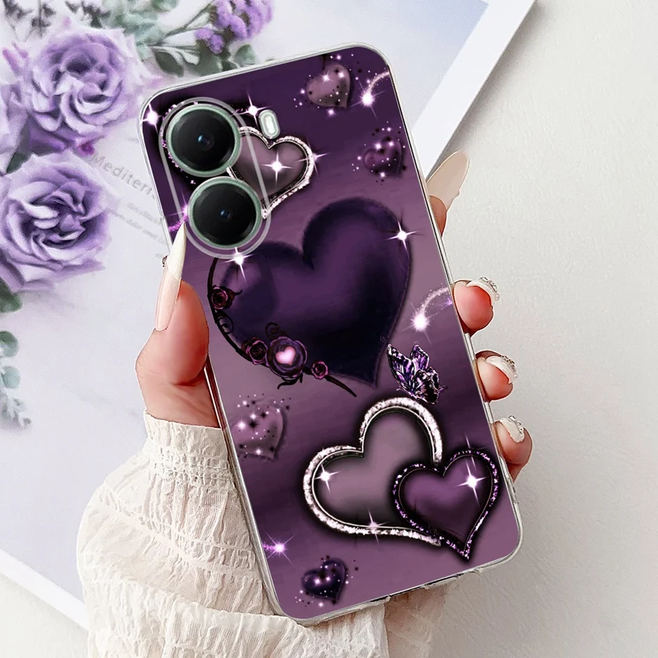 Stylish Painted Clear Silicone Soft TPU Phone Case Cover Shell Coque