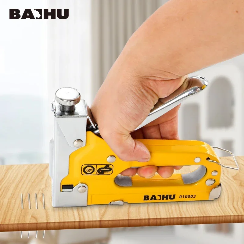 3 In 1 Stapler Nail Gun Staple Heavy Duty Furniture Tool For Wood Stainless Steel Metal Carpentry Hand Tool For Home/DIY 3