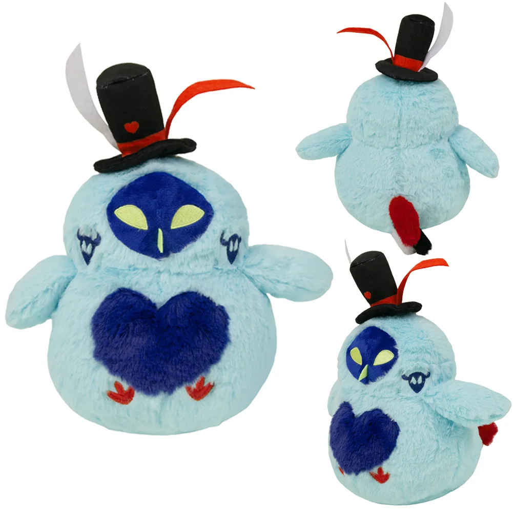 25CM Fizzarolli Blitzo Cosplay Bird Plush Cartoon Helluva Role Bosses Asmodeus Stolas Figurine Props Xmas Birthday Gifts Mascot