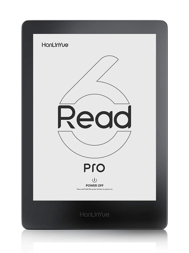 Hanlinyue Read6 Pro eBook Reader 64G Ink Screen 6-inch ePaper 300PPI Eye Protecting ePaper Book Reader 256 Gray Scale to Read