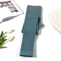 سراويل اللياقة البدنية واليوجا من القماش غير الملحوم من warehouse ball سروال رياضي مرتفع الخصر للنساء فائق التمدد للركض وممارسة التمارين في صالة الألعاب الرياضية 1