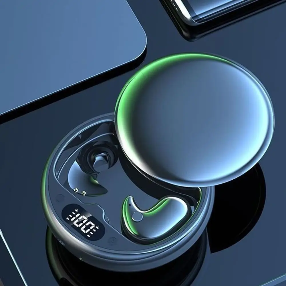 Wireless Bluetooth Earphones with LED Display and Noise Reduction - Waterproof HIFI Stereo Sound