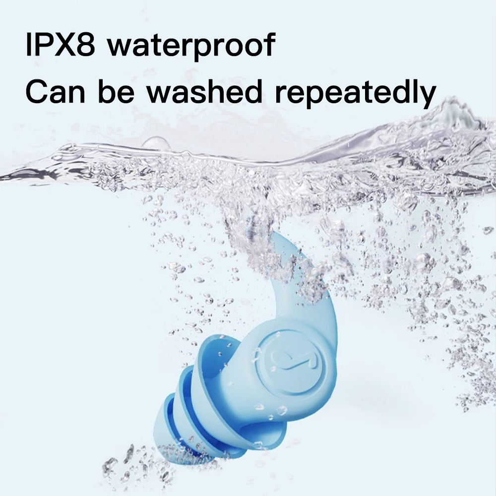 Sleeping Noise Reduction Soft Silicone Earplugs Soundproof Anti-Noise Deep Sleeping Silent Earplugs Waterproof Travel Reusable