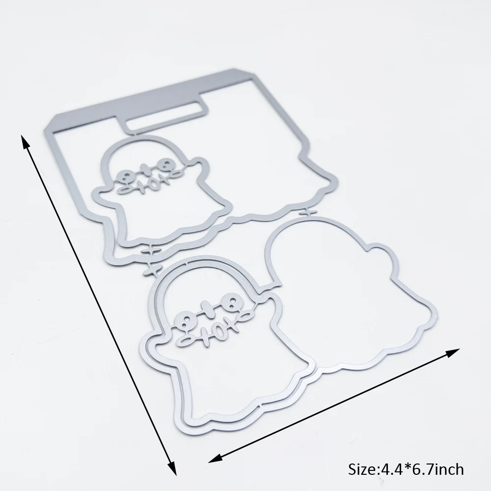 KLJUYP 유령 가방 토퍼 DIY Scrapbooking/앨범 장식 엠보싱 DIY 종이 카드에 대한 금속 절단 다이 스텐실