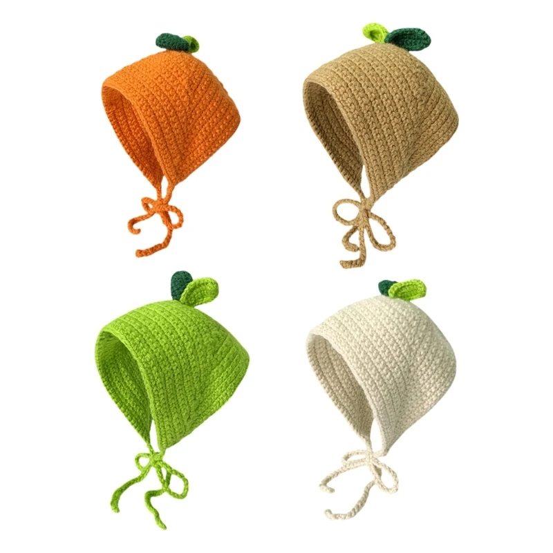 

Зимняя повязка на голову для защиты ушей с завязками на спине для девочек, регулируемый платок для фотосессии