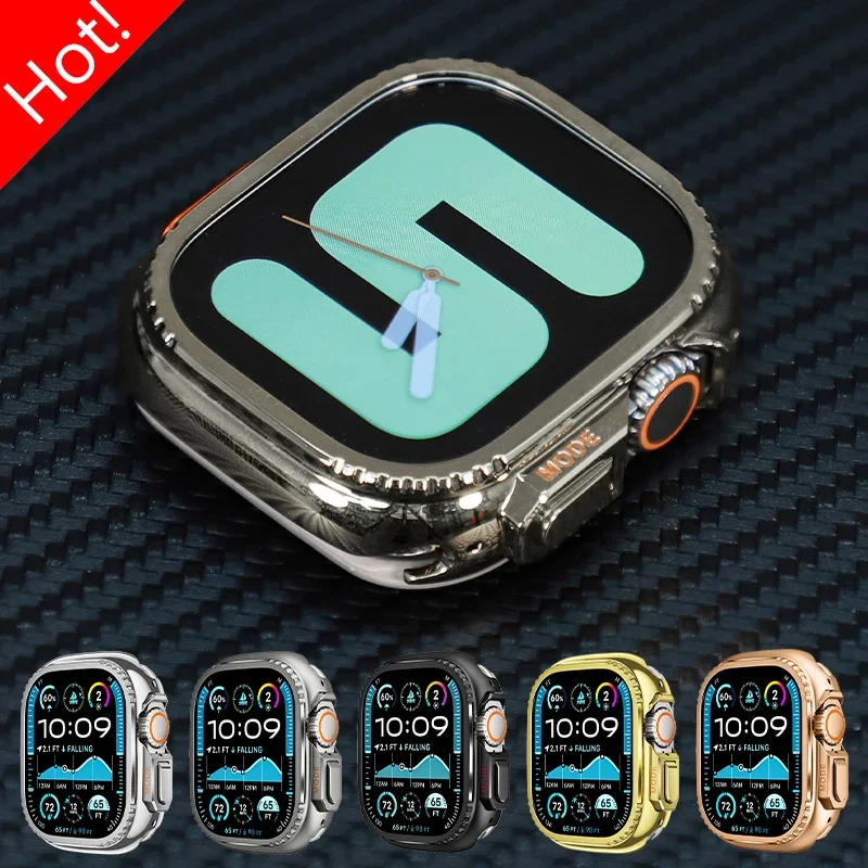 Premium Aluminum Armor Case for Apple Watch - Metal Protector Frame Bumper Cover