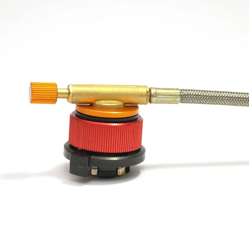 Outdoor Camping Stove Gas Tank Adapter Propane Tank Adapter Gas Burner Conversion Head Camping Gear gas tank adapter