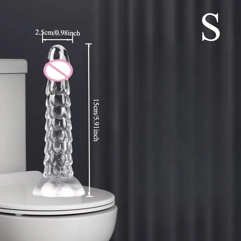 23cm Dragon Dildo Suction Cup Anal Plug Whip Buttplug Anus Dilator Female Vaginal Masturbator Butt Plug Sex Toys For Women Men