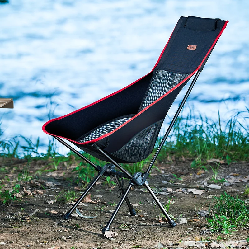 캠핑 의자  GIANXI 야외 캠핑 의자, 휴대용 해변 낚시 여행, 초경량 접이식 의자, 하이킹 피크닉 좌석, 낚시 도구 