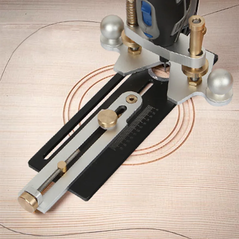 RotaryToolCircleCuttingJigAluminumalloyPlungeBasePrecision