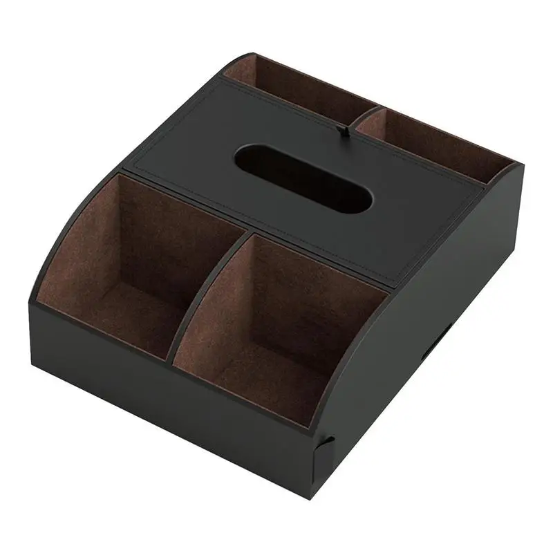 

Лоток центральной консоли большой емкости для хранения в автомобиле с эластичным ремешком Органайзер консоли Многофункциональный подлокотник черный автомобиль