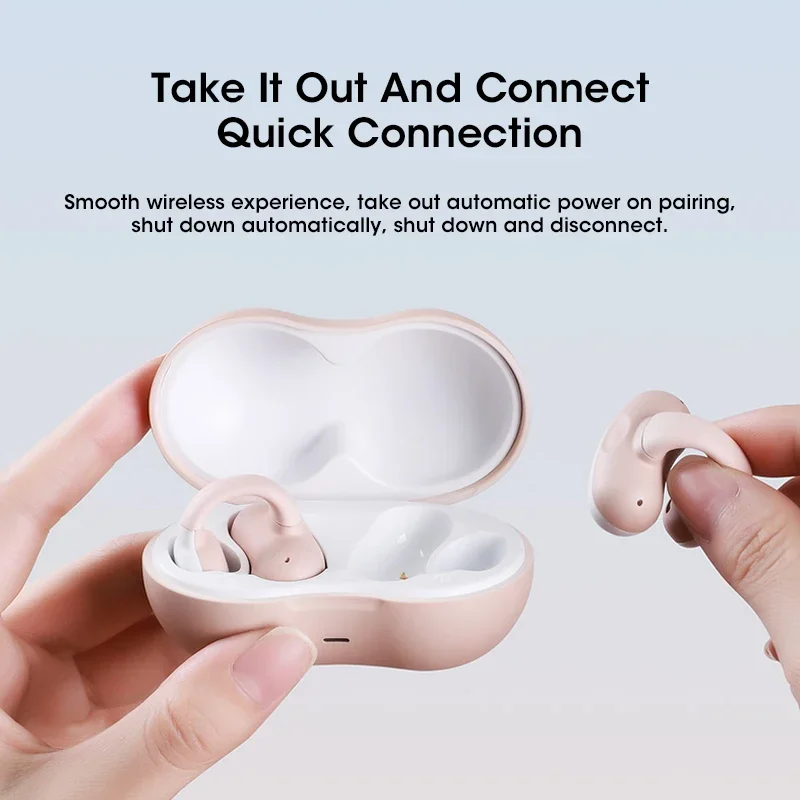 Niye Bluetooth 5.3 Wireless Earphones Stereo HiFi Music PK Ambie Sound Earcuffs TWS Earbuds Sports Headphones Running Heatset