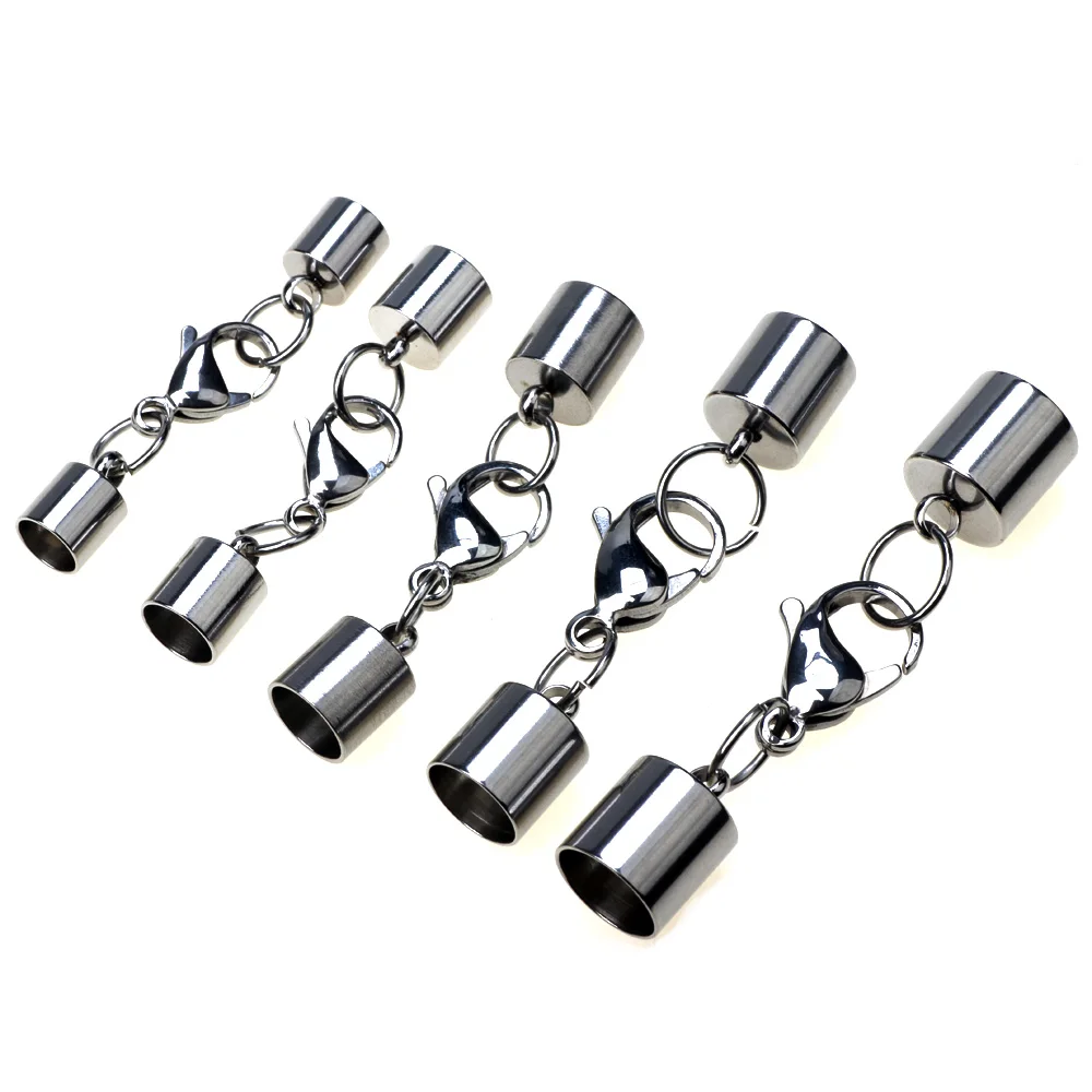 

12pcs/set 1.5/2/2.5/3/4/5/6/7/8/9/10MM Stainless Steel Lobster Clasp DIY Handmade Bracelet Necklace Jewelry Discovery Making