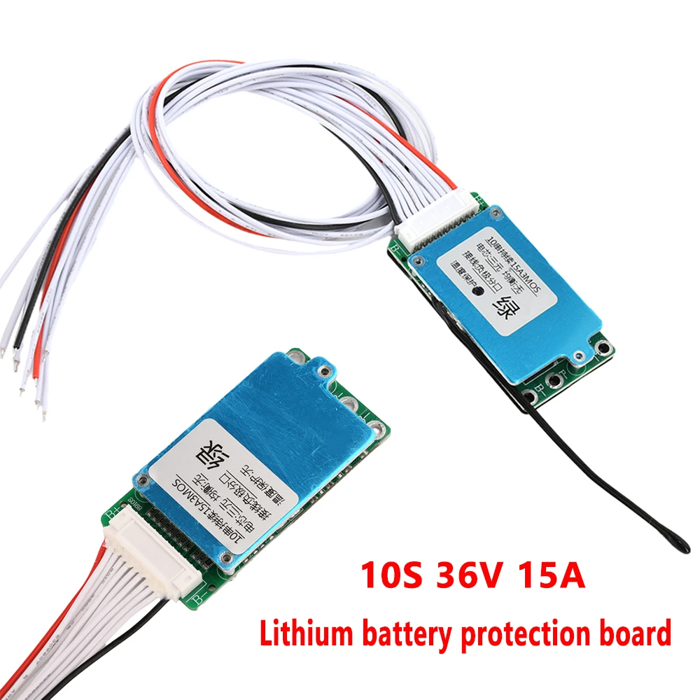 Oumefar 30A 3.7V 10S 36V Li-ion Cell Protection Board BMS Board Battery Protection Battery Charging Protection Board For Li-ion Cell Protection